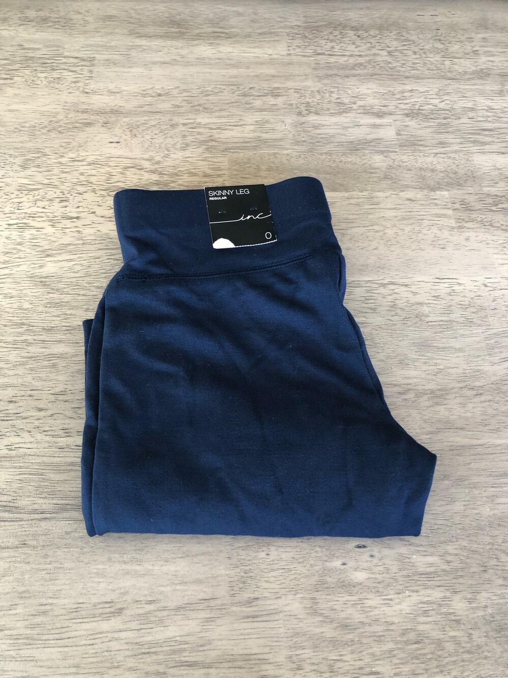 INC Skinny Leg Deep Twilight Leggings - 0